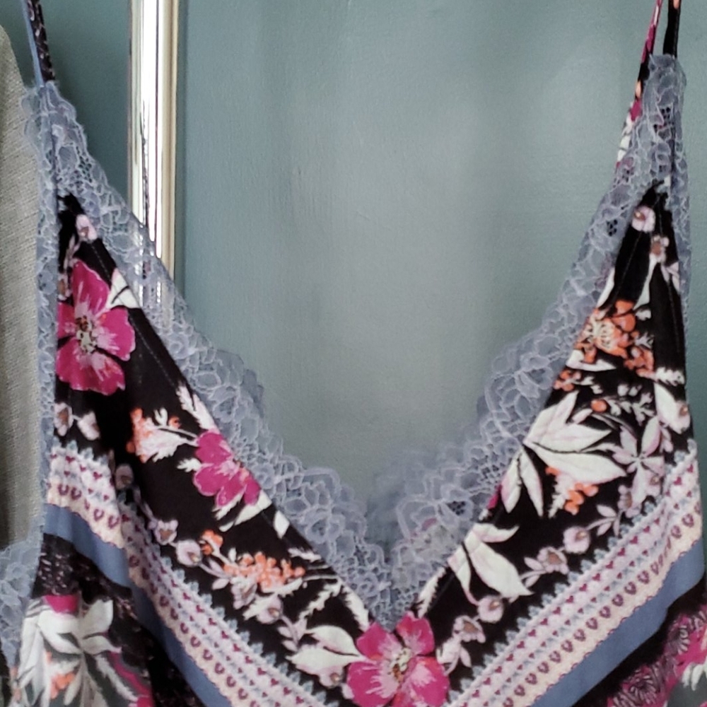 Free People Intimately Stevie Lace Trim Nightgown size small - Picture 6 of 11